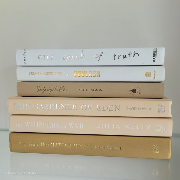 Neutral & Gold Book Bundle 6