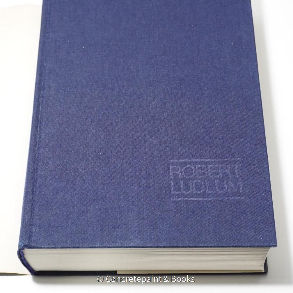 First edition hardcover book Acarus Agenda by Robert Ludlem. 