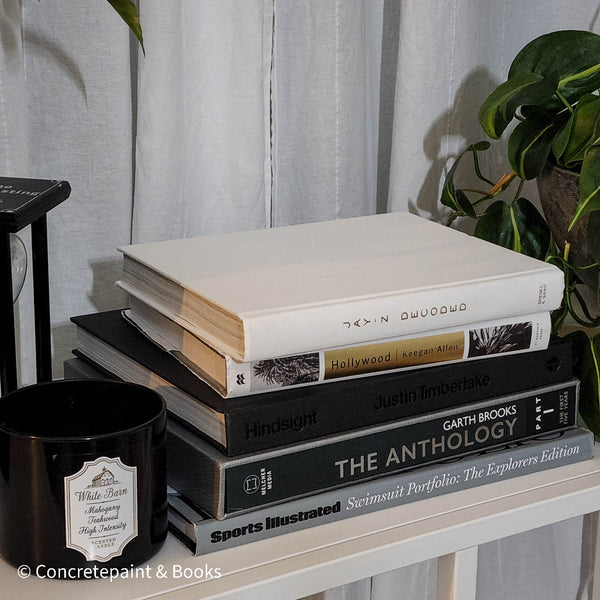 Masculine Coffee Table Book Stack 5