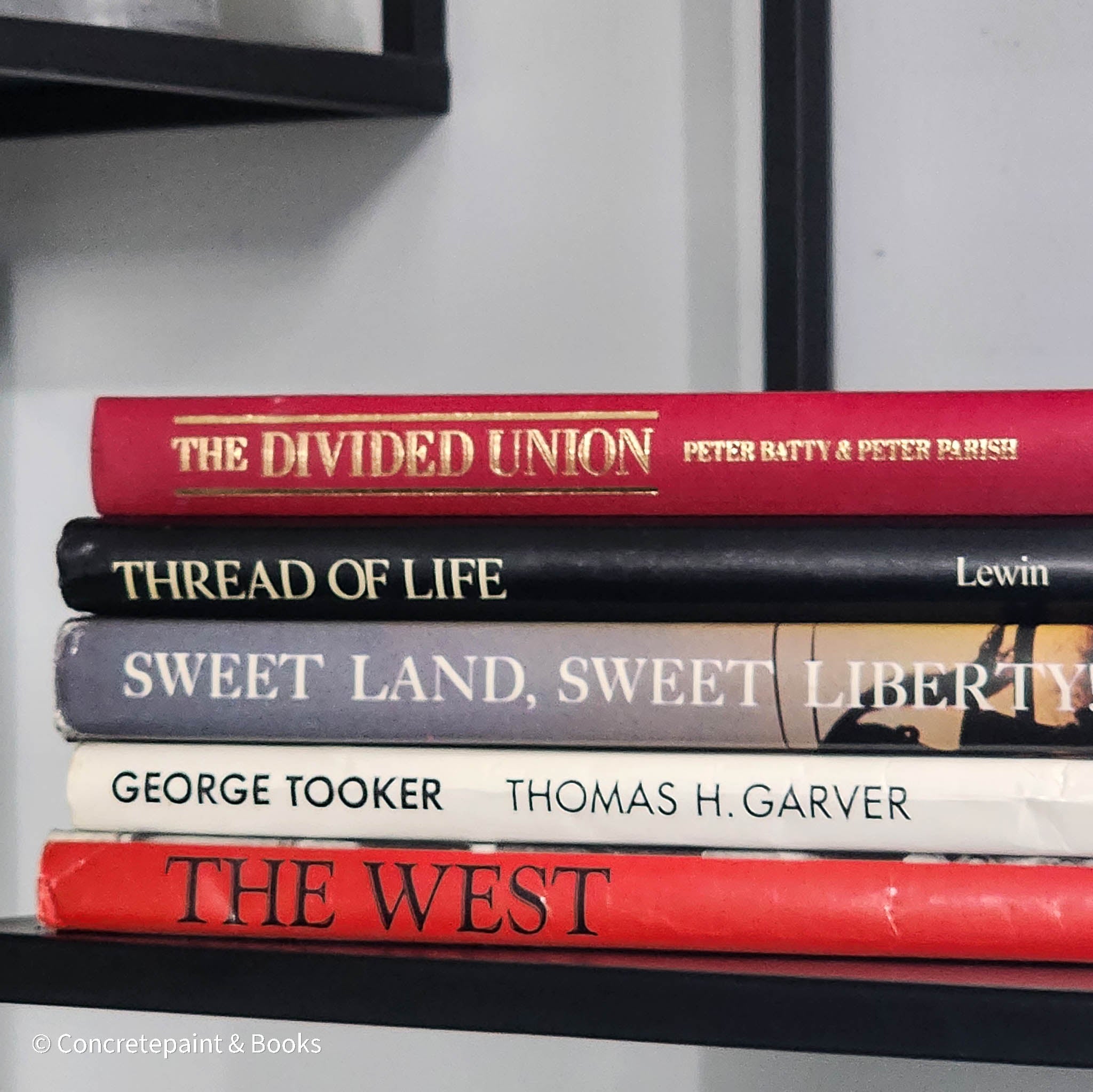 Red & Gray Coffee Table Book Stack 5