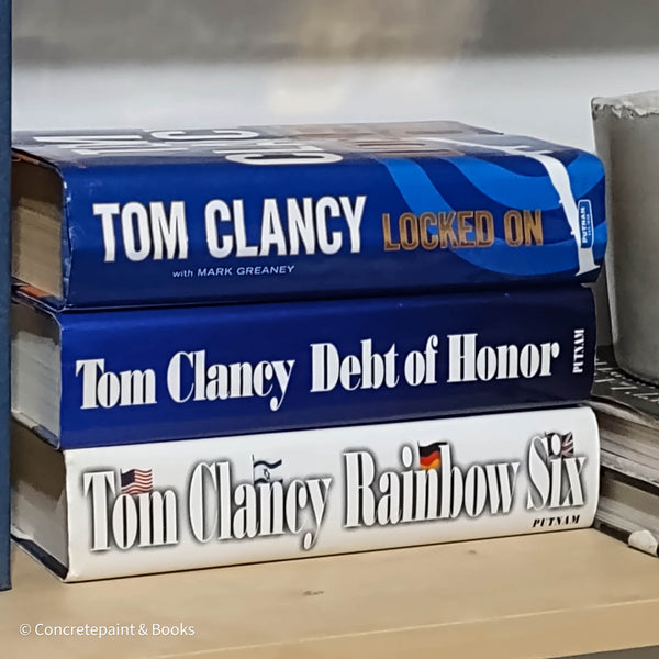 Blue Binding Tom Clancy Books 3