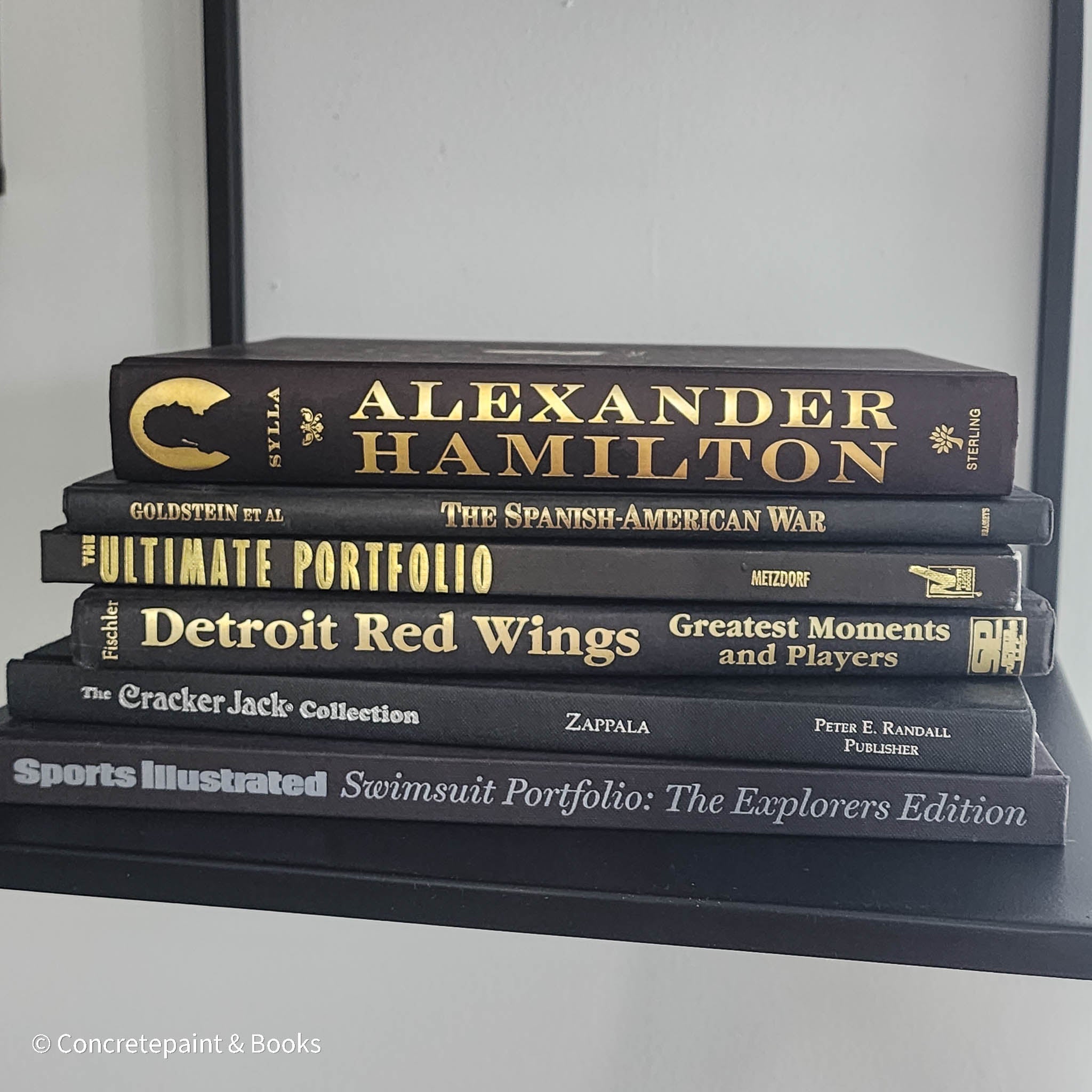 Black Large Coffee Table Book Stack 6