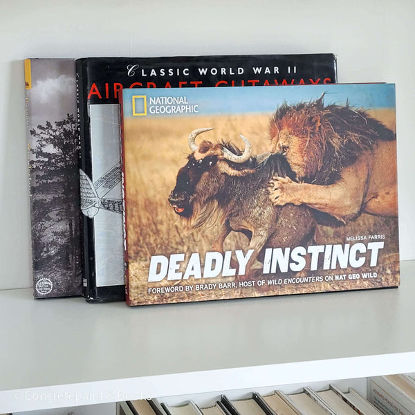 Coffee table book about animals.