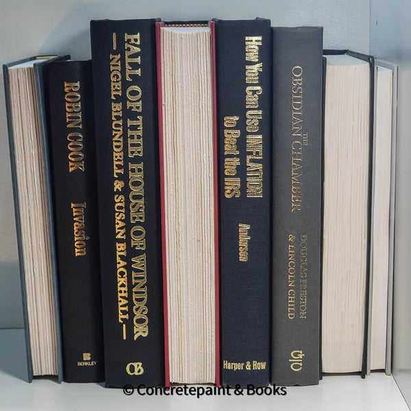 Book Stack Most Vintage & Bookend 9 | Discounted Set of Books