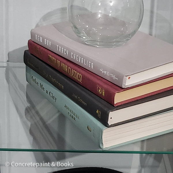 Decorative Book Stack & Glass Bubble 4